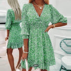 Abigail - Elegant Floral Dress