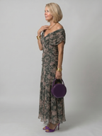 Ellis & Johnson™  | Off Shoulder Flow Midi Dress