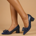 Valentina Fiore Leather Heels