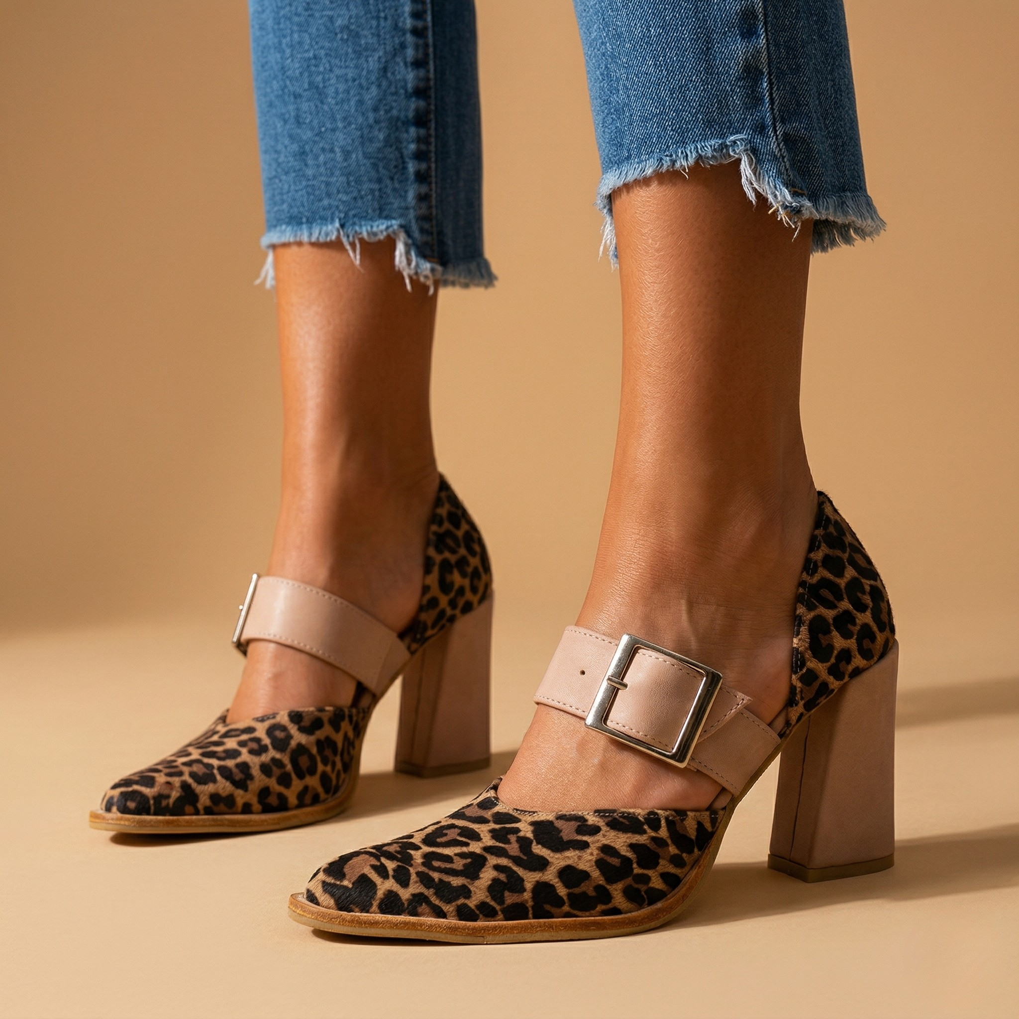 Valencia Buckle Heels
