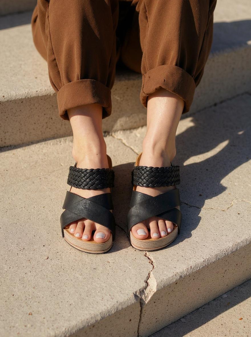 Signature Sandal | Black