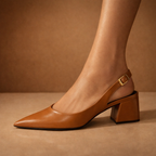 Maribel Pointed Slingback Heels