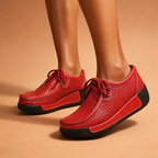 Solena Leather Cushioned Shoes