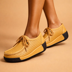 Solena Leather Cushioned Shoes