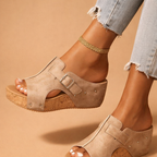 Sierra Boho Buckle Wedges
