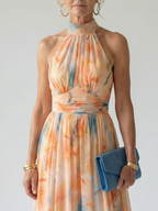 Ellis & Johnson™  | Soft Halter Midi Dress