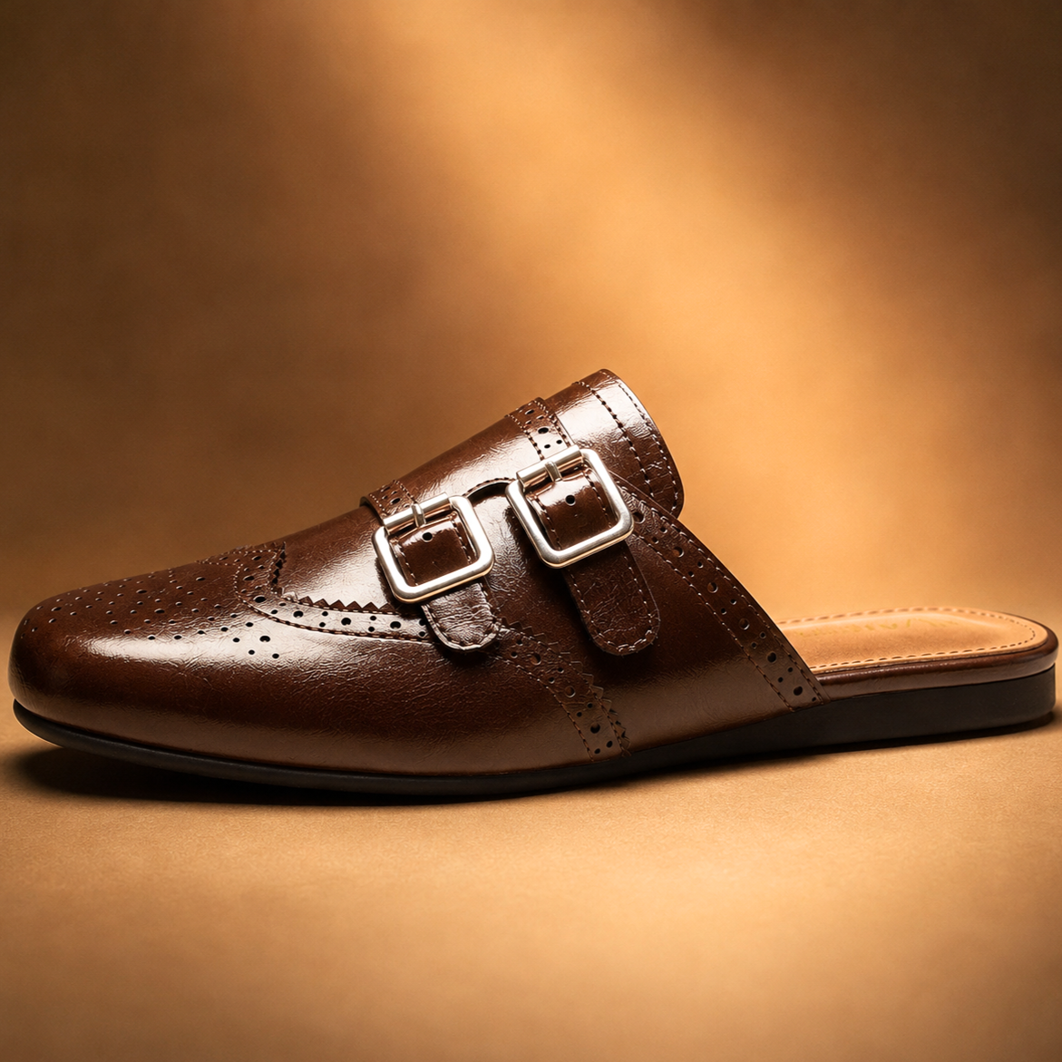 Roslyn Genuine Leather Mules