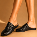 Roslyn Genuine Leather Mules
