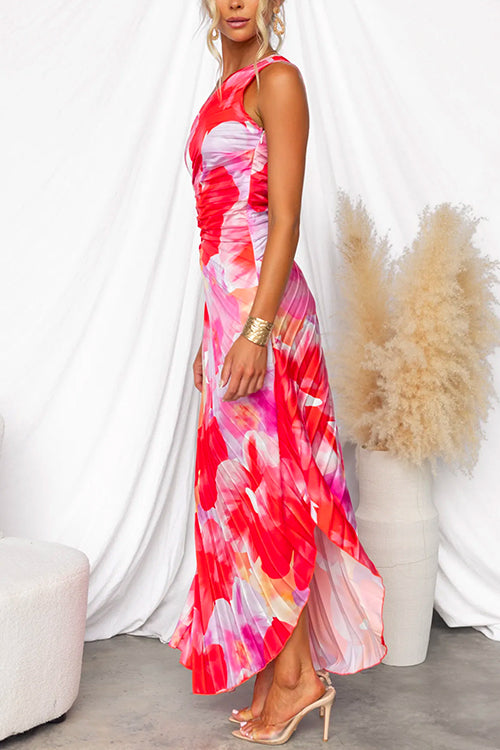 Ellis & Johnson™  | Vibrant Tropical Evening Dress