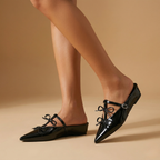 Scarlet Bow Mules