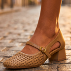 Sienna Woven Mary Janes