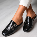 Roslyn Genuine Leather Mules