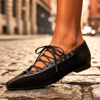 Alessia Leather Flats