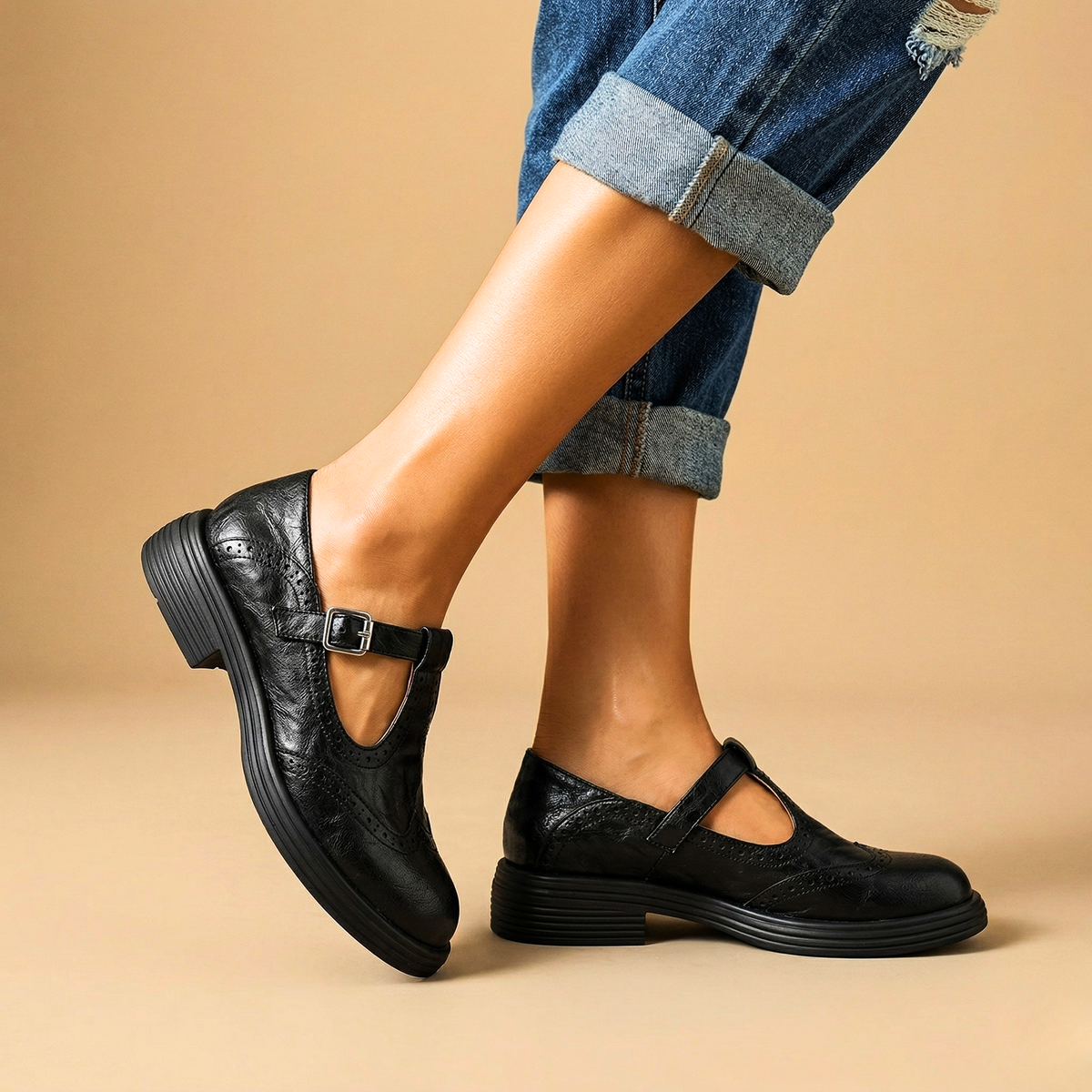 Elena Genuine Leather Loafers