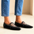 Alessia Leather Flats