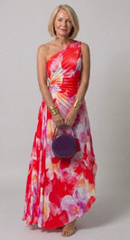 Ellis & Johnson™  | Vibrant Tropical Evening Dress