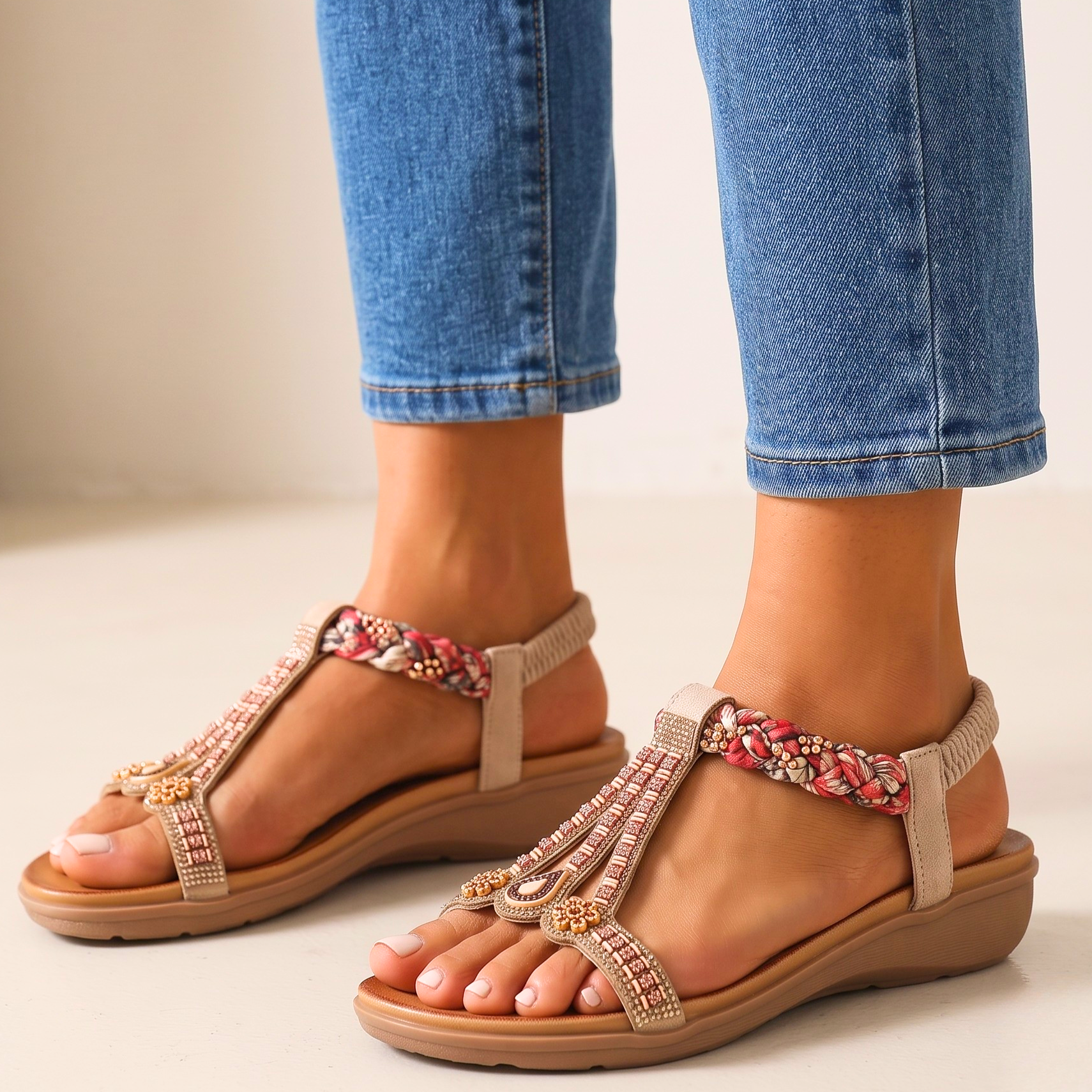 Amara Beaded Sandals