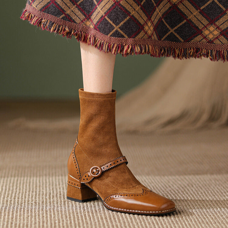 Alessia Genuine Leather Boots