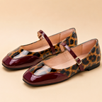 Maribel Leopard Mary Janes