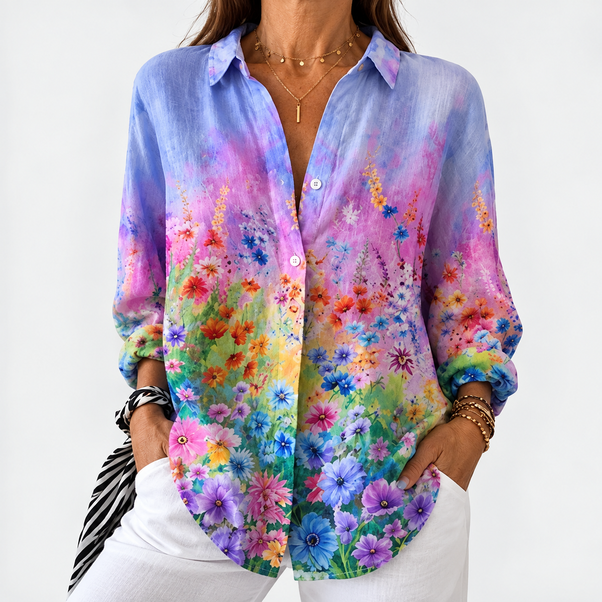 Eliza | Blooming Meadow Floral Blouse