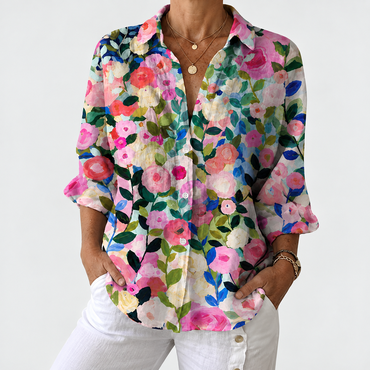 Willow | Romantic Blossom Garden Blouse