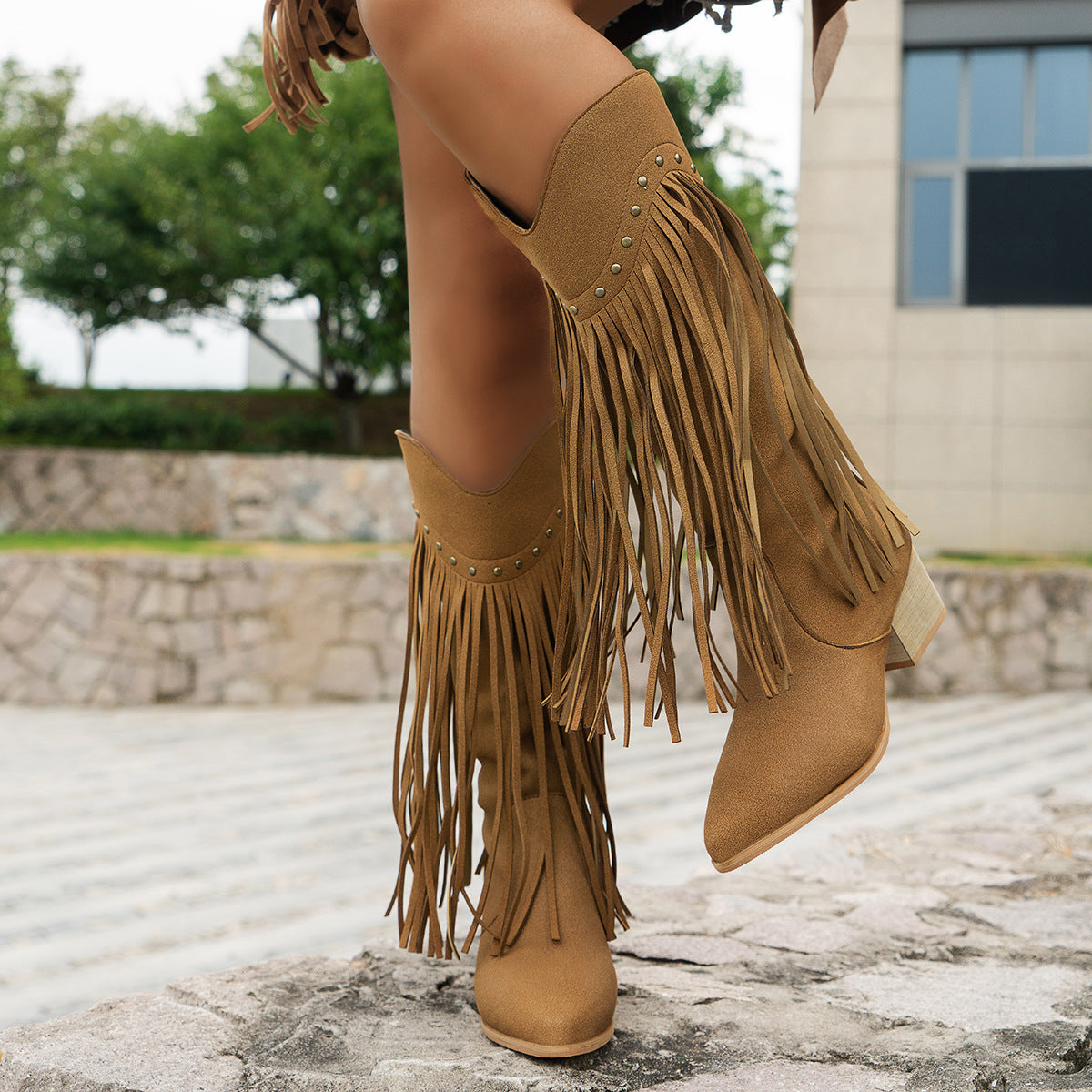 Aspen Fringe Boots