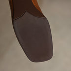 Evelyn Square-Toe Heels