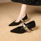 Renata Velvet Kitten Heels