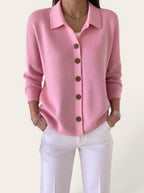 Elodie – Refined Button Knit Cardigan