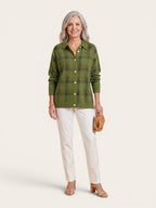 Fiora – Cosy Knit Shirt for Cold-Day Comfort