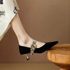Renata Velvet Kitten Heels
