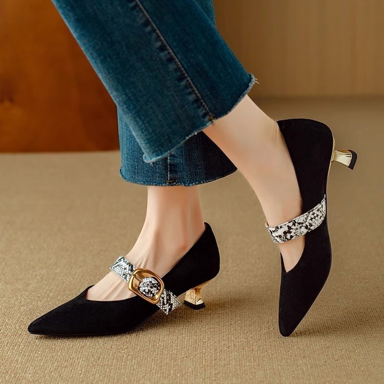 Renata Velvet Kitten Heels