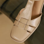Marseille Leather Strap Heels