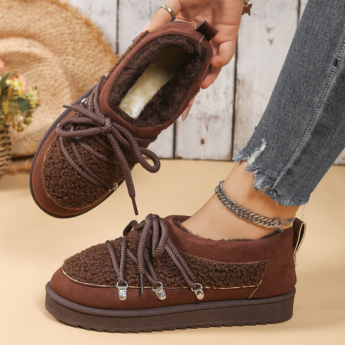 Selina Sherpa Boots