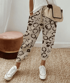Elle™ | Flattering Fit & Comfort Waistband Trouser With Print
