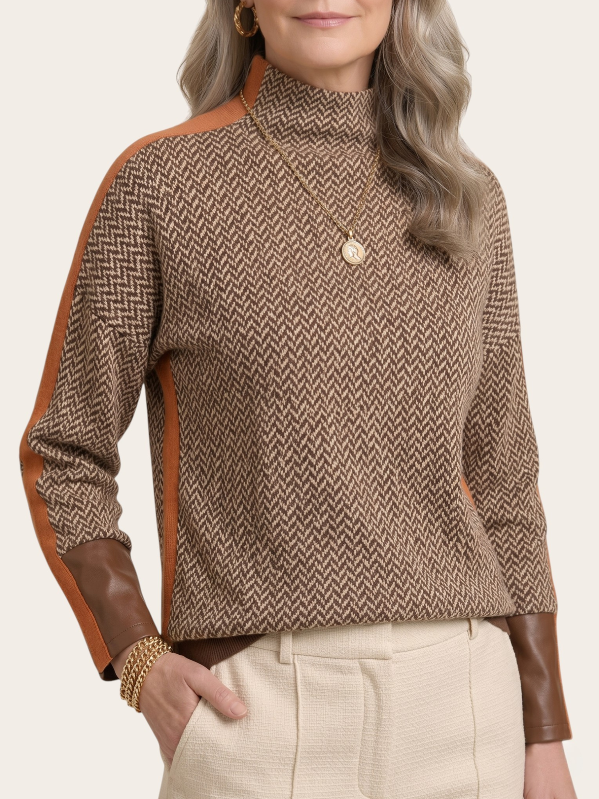 Leona – Elegant Comfort Knit Sweater
