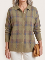 Fiora – Cosy Knit Shirt for Cold-Day Comfort