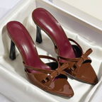 Camille Bow Strap Heels
