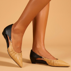Elenor Pointed Leather Flats