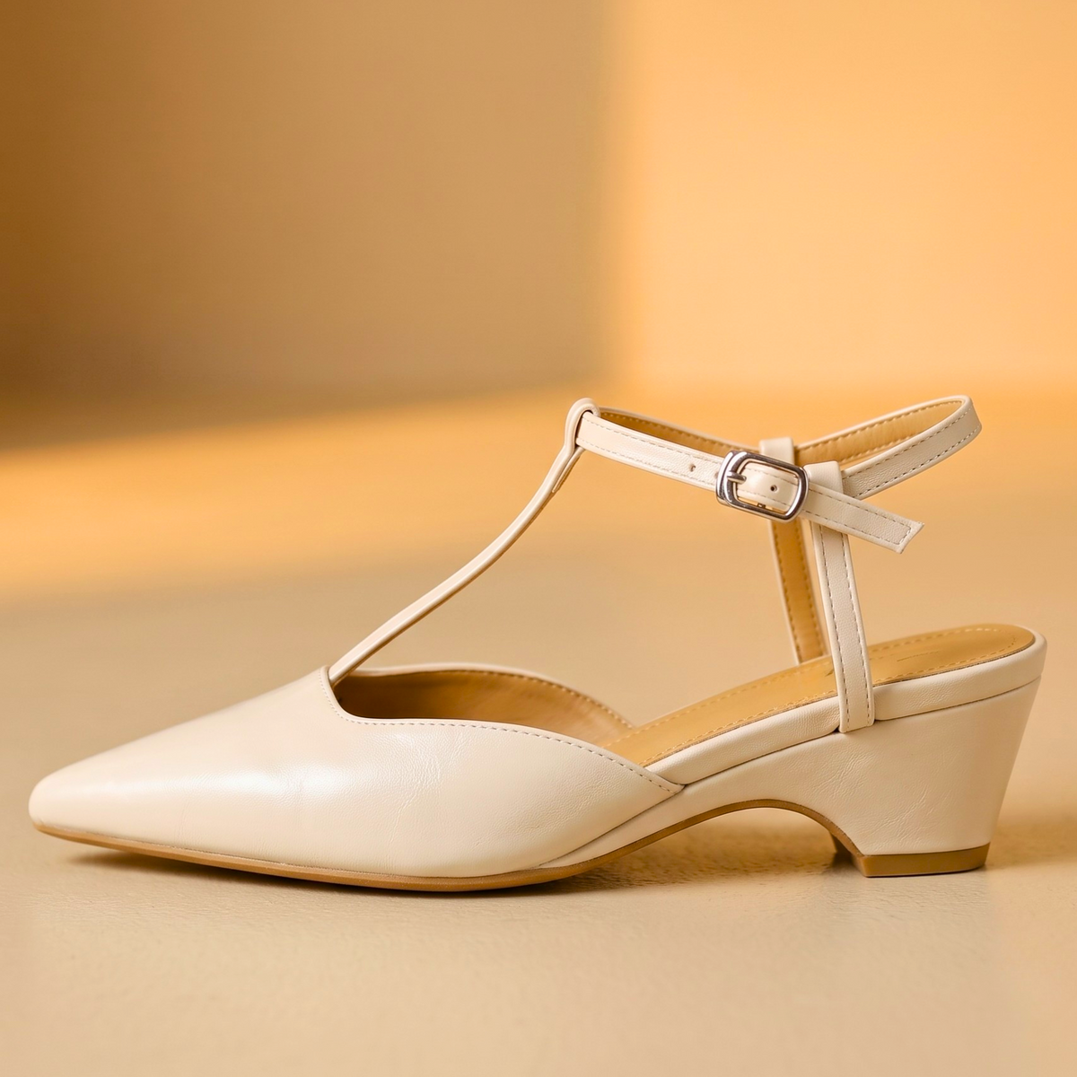 Adeline Genuine Leather Slingbacks