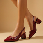 Ruby Leigh Leather Heels