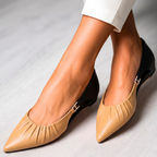 Elenor Pointed Leather Flats