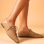 Alessia Leather Flats