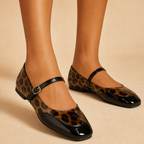 Maribel Leopard Mary Janes
