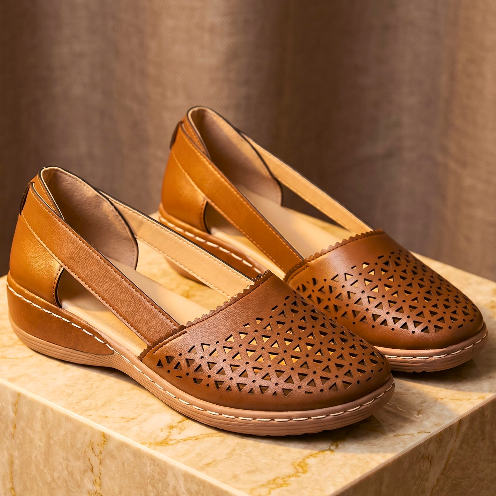 Marina Cushioned Slip Ons