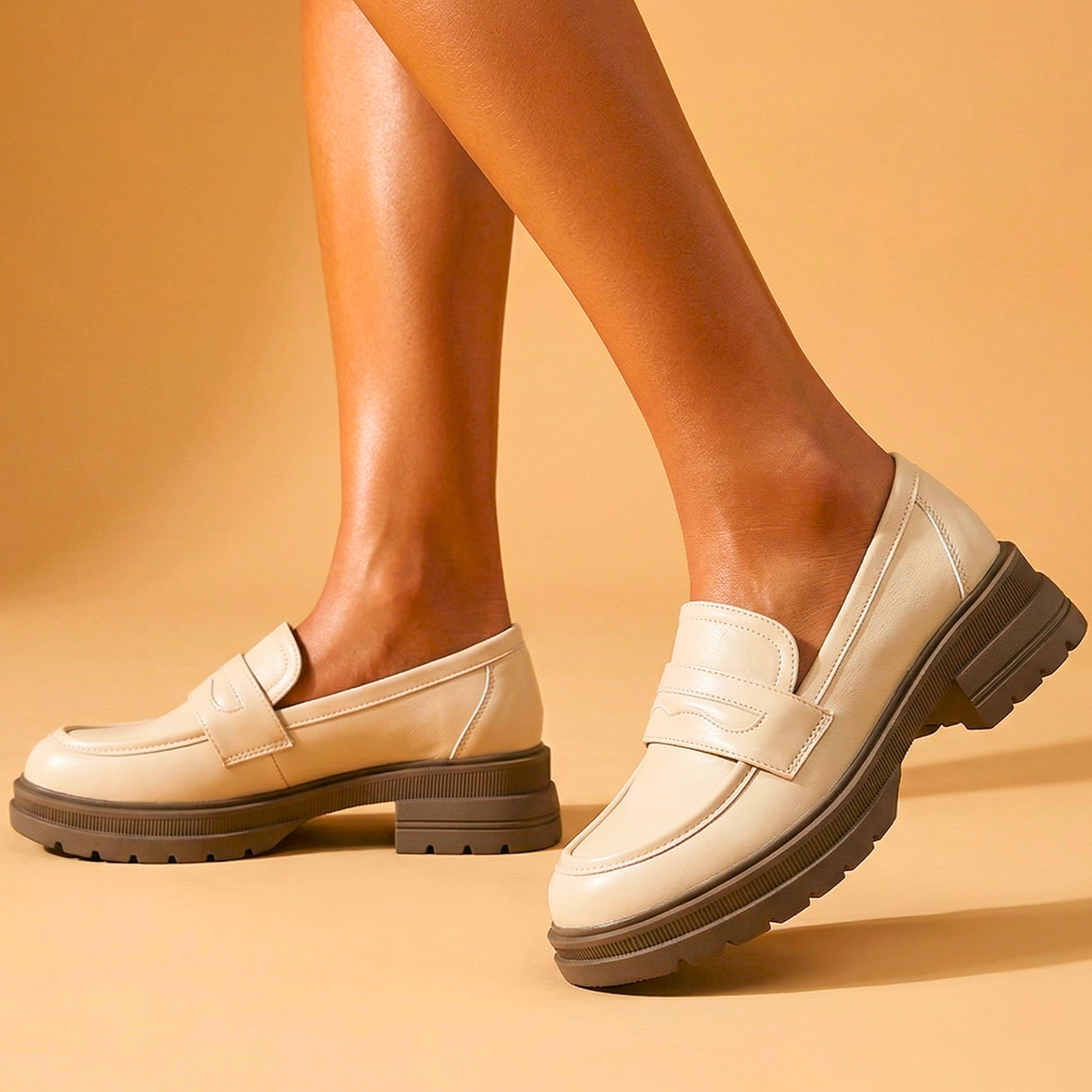 Sorelle Lug Sole Loafers
