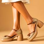 Vera Belle Vintage Leather Heels