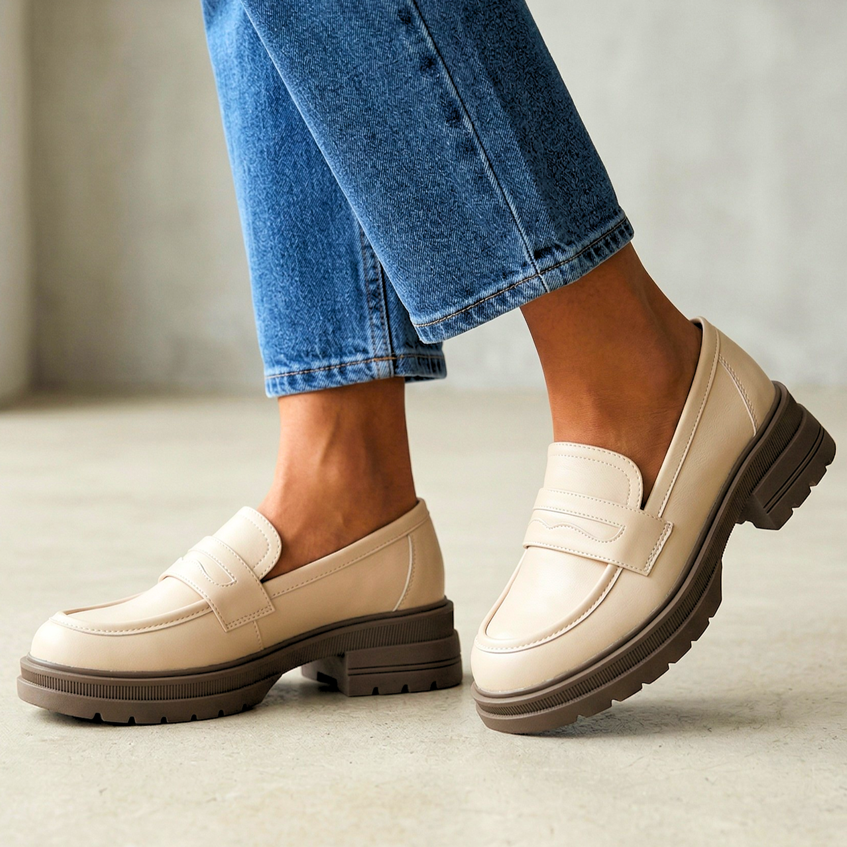 Sorelle Lug Sole Loafers