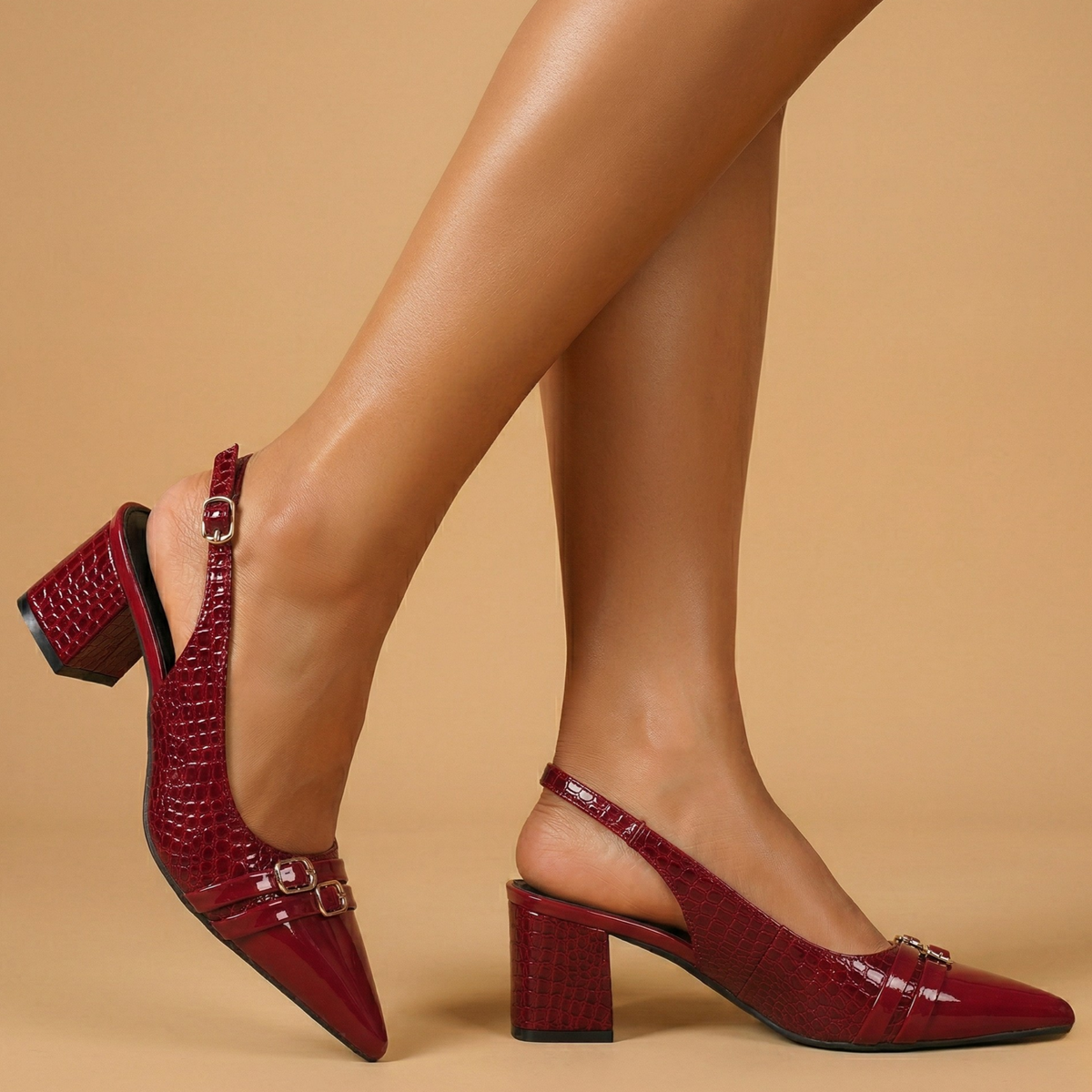 Ruby Leigh Leather Heels