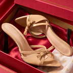 Camille Bow Strap Heels